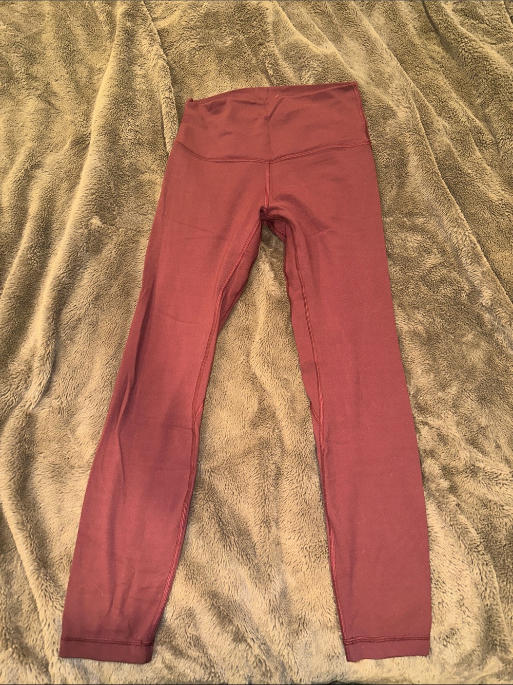 lululemon athletica Women's High-Rise Burgundy Leggings